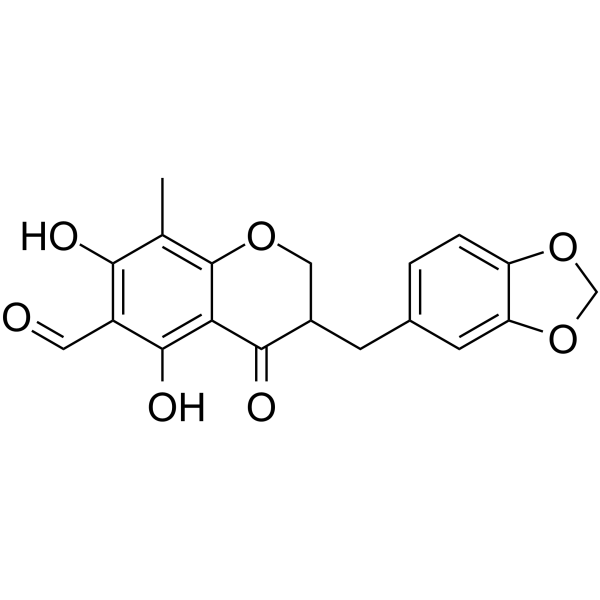 6-Formyl-isoophiopogonanone A(Synonyms: 6-醛基异麦冬黄烷酮A)