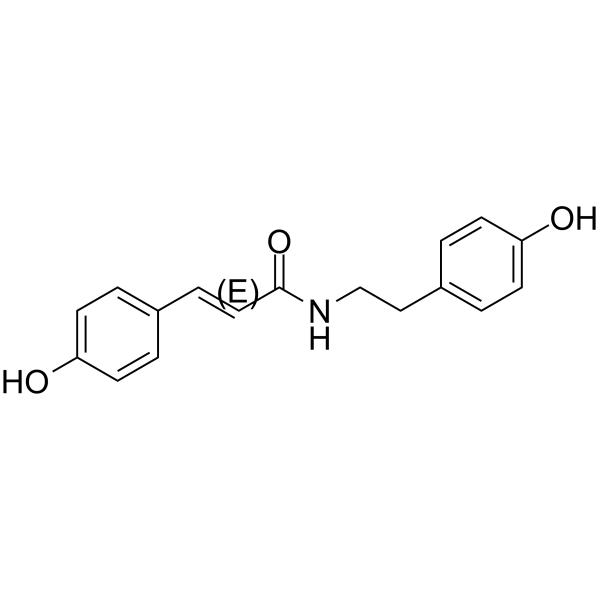 N-p-trans-Coumaroyltyramine(Synonyms: N-反式对香豆酰基酪胺)