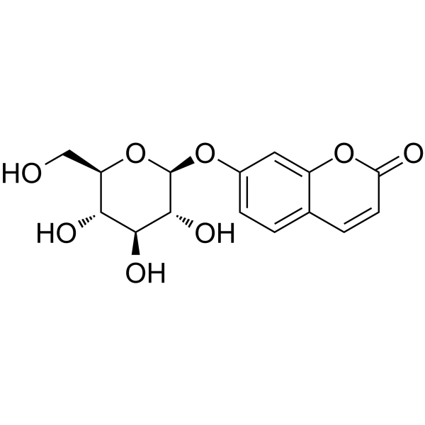 Skimmin(Synonyms: 茵芋苷; Umbelliferone glucoside)