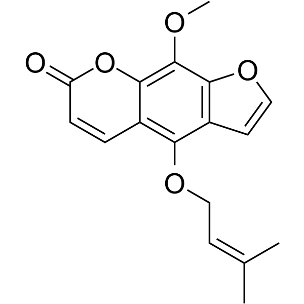 Cnidilin Chemical Structure Cnidilin(Synonyms: Knidilin)