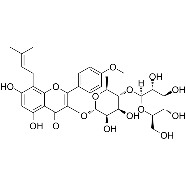 Baohuoside VII(Synonyms: 宝藿苷)