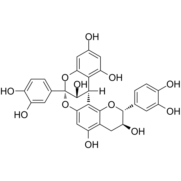 Procyanidin A1(Synonyms: 原花青素 A1; Proanthocyanidin A1)