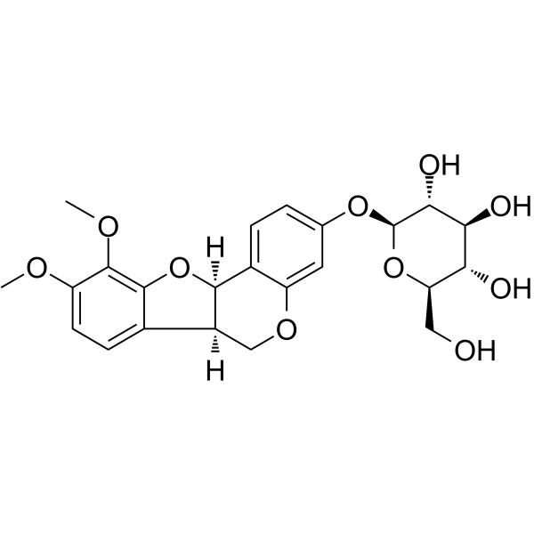 Methylnissolin-3-O-glucoside(Synonyms: 美迪紫檀苷)