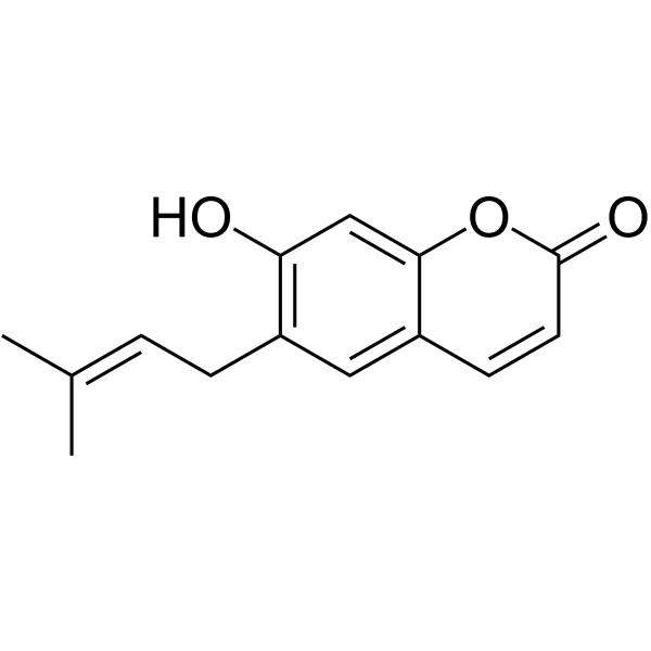 Demethylsuberosin(Synonyms: 7-去甲基软木花椒素; 7-Demethylsuberosin)