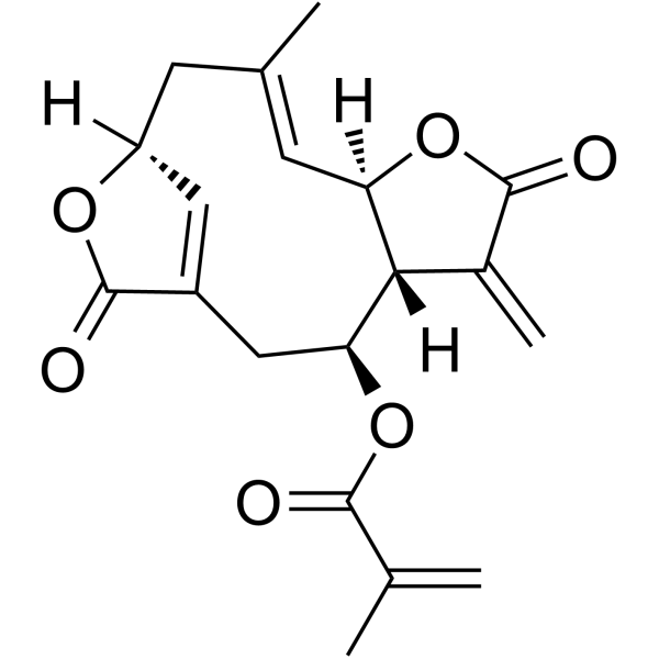 Isodeoxyelephantopin(Synonyms: 异去氧苦地胆苦素)