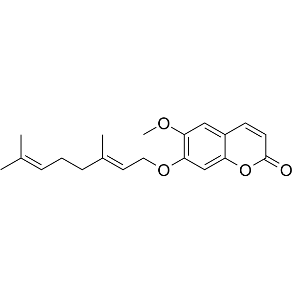 7-O-Geranylscopoletin(Synonyms: 7-Geranyloxy-6-methoxycoumarin)