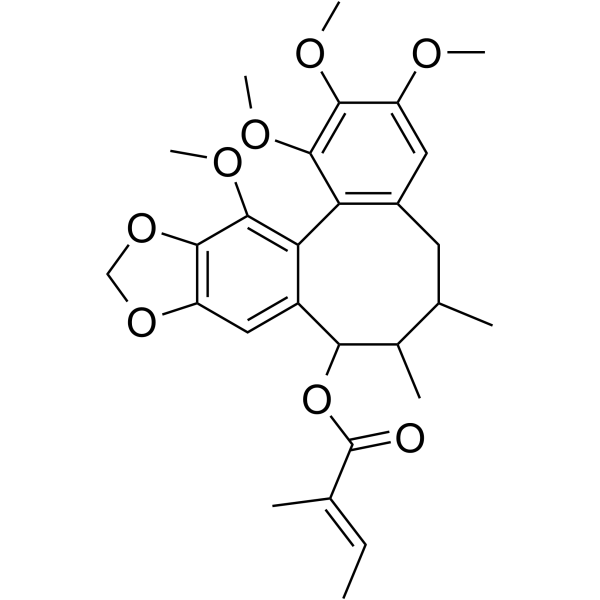 Angeloylisogomisin O Chemical Structure Angeloylisogomisin O(Synonyms: Schisanwilsonin N)