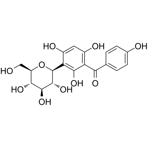 Iriflophenone 3-C-glucoside(Synonyms: Iriflophenone 3-C-β-D-glucopyranoside)