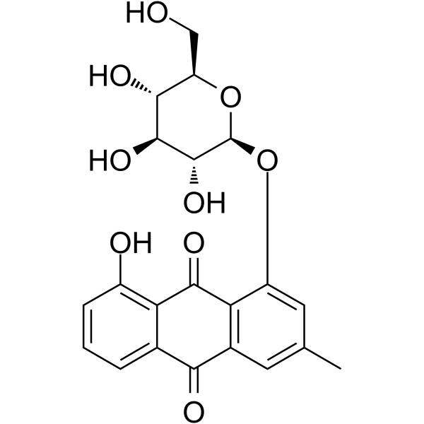 Chrysophanein(Synonyms: 大黄酚苷)
