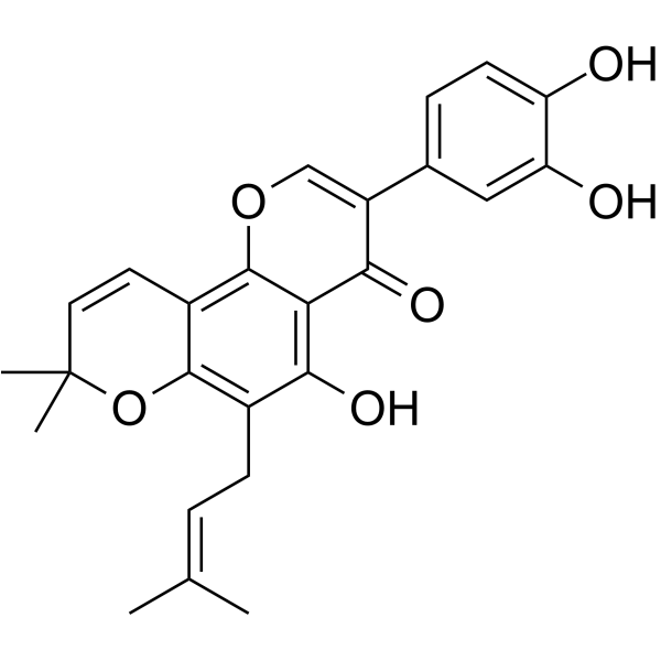 Pomiferin(Synonyms: 橙桑黄酮; NSC 5113)