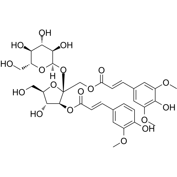 3-​Feruloyl-​1-​Sinapoyl sucrose(Synonyms: 3-阿魏酸酯-1-芥子酰基蔗糖)
