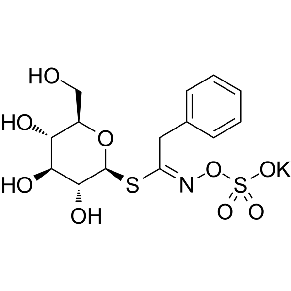 Glucotropaeolin potassium(Synonyms: Benzylglucosinolate potassium)