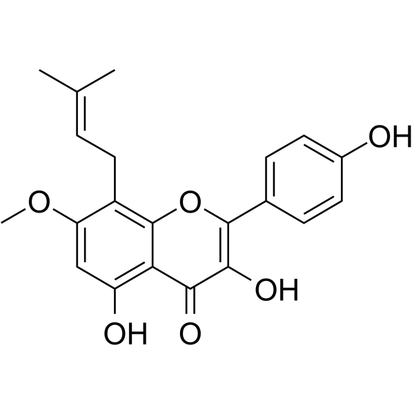 Isoanhydroicaritin(Synonyms: 异去氢淫羊藿素)
