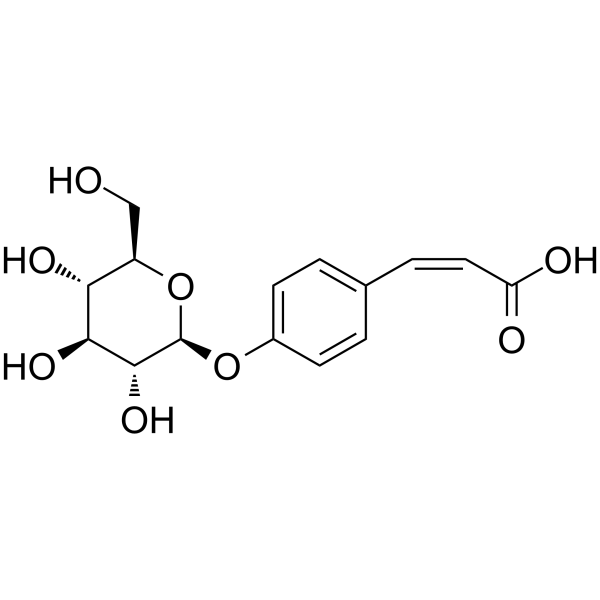 4-O-beta-Glucopyranosyl-cis-coumaric acid(Synonyms: 香豆酸-4-葡萄糖苷)
