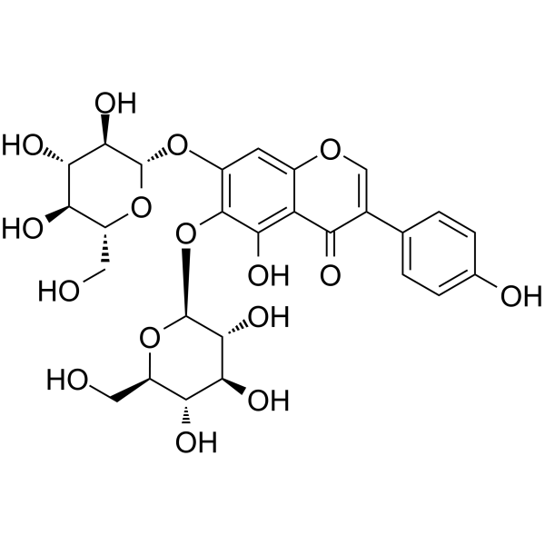 5,​6,​7,​40-​Tetrahydroxyisoflavo​ne-​6,​7-​di-​o-​b-​D-​glucopyranoside