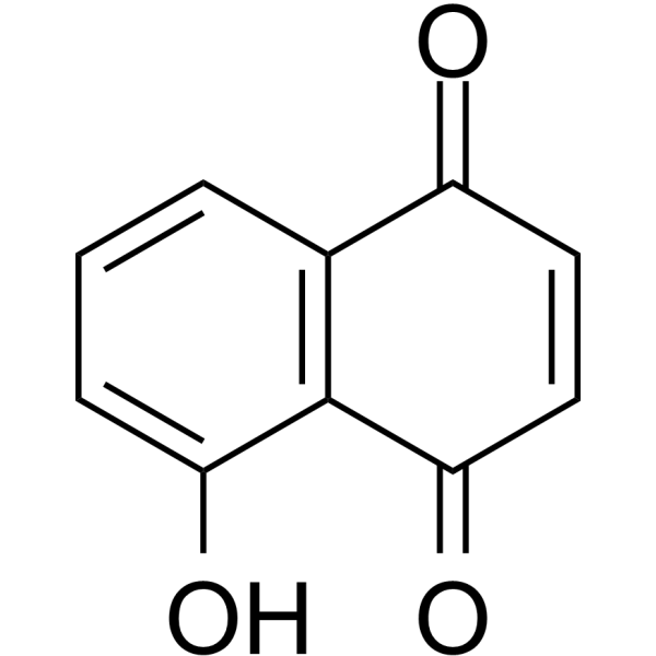 Juglone(Synonyms: 5-Hydroxy-1,4-naphthalenedione)