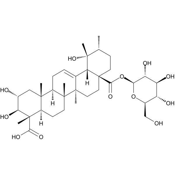 Suavissimoside R1 Chemical Structure Suavissimoside R1