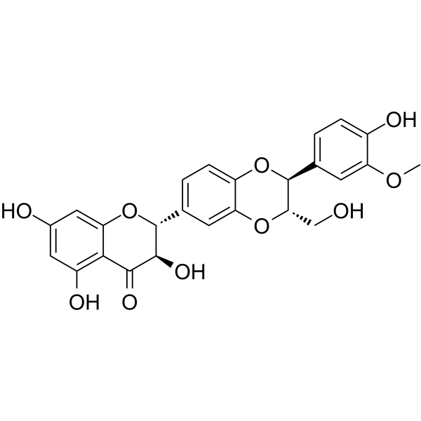 Isosilybin B(Synonyms: 异水飞蓟宾B)