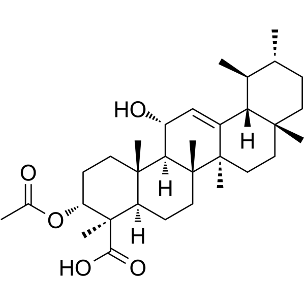 3-O-Acetyl-11-hydroxy-beta-boswellic acid(Synonyms: 3α-O-乙酰基-11α-羟基-β-乳香酸)