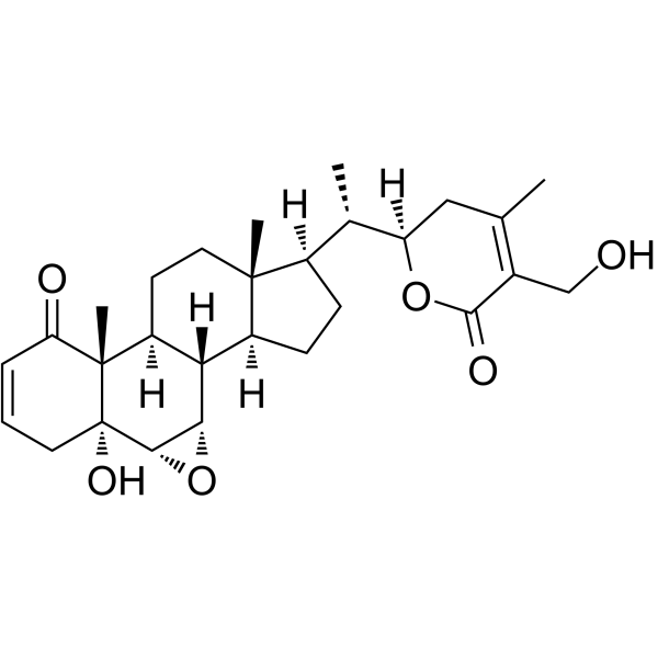 12-Deoxywithastramonolide Chemical Structure 12-Deoxywithastramonolide