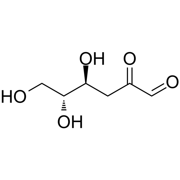 3-Deoxyglucosone Chemical Structure 3-Deoxyglucosone(Synonyms: 3-Deoxy-D-glucosone)