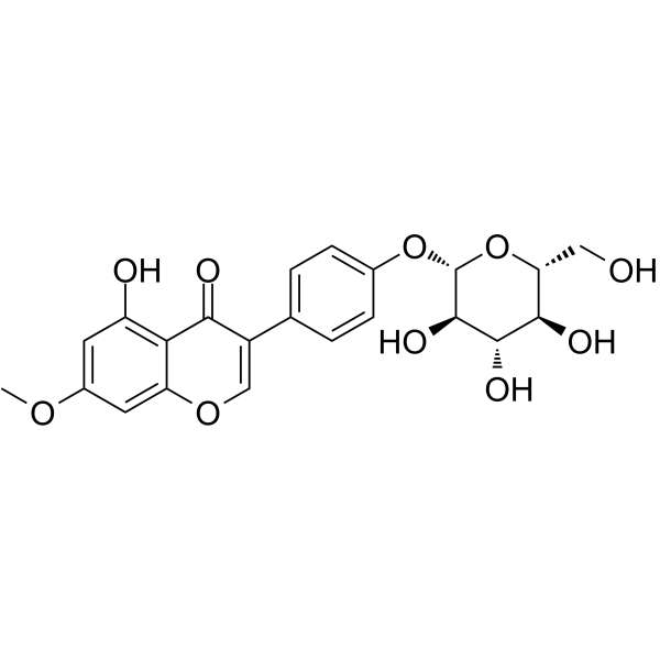 Prunetrin(Synonyms: Trifoside;  Prunetin 4′-O-β-D-glucopyranoside)