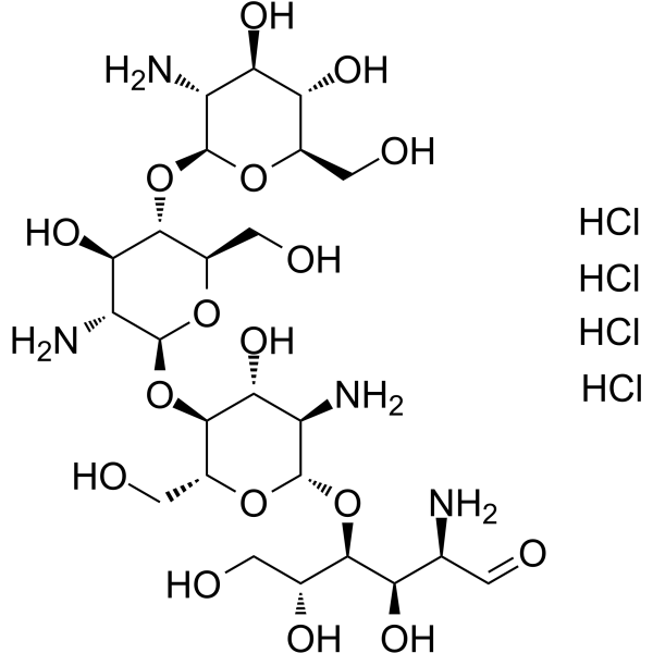 Chitotetraose tetrahydrochloride(Synonyms: 壳聚糖四聚物；壳四糖四盐酸盐)