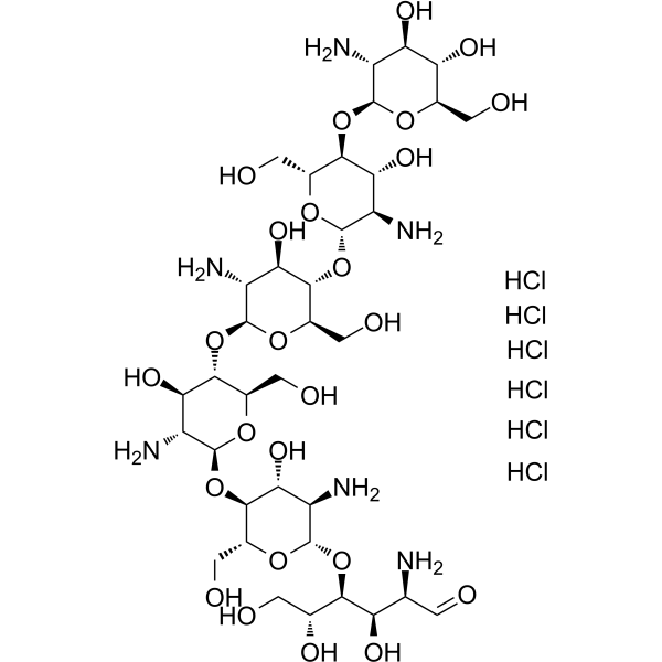 Chitohexaose hexahydrochloride(Synonyms: 壳六糖六盐酸盐)