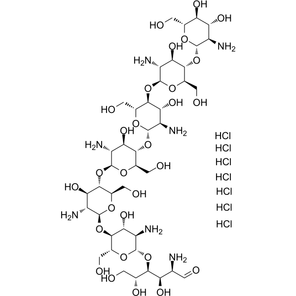 Chitoheptaose heptahydrochloride(Synonyms: 壳七糖七盐酸盐)