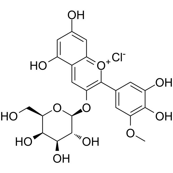 Petunidin-3-O-galactoside chloride(Synonyms: 氯化矮牵牛素-3-O-半乳糖苷)