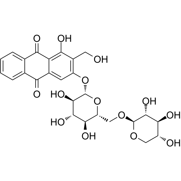 Lucidin primeveroside(Synonyms: Lucidin 3-O-β-primeveroside)