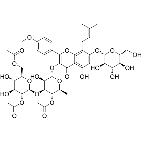Epimedin K Chemical Structure Epimedin K(Synonyms: Korepimedoside B)