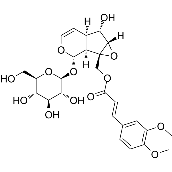 Lagotisoide D(Synonyms: 10-O-[(E)-3,4-Dimethoxycinnamoyl]-catalpol)