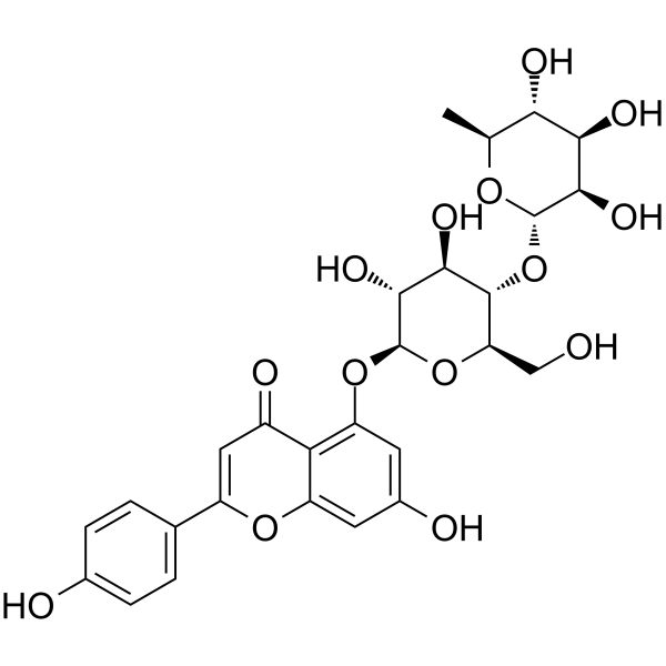 Camellianin B Chemical Structure Camellianin B(Synonyms: 山茶黄酮苷 B)