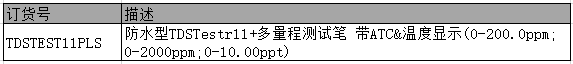 Eutech TDSTestr11+ 多量程TDS检测仪