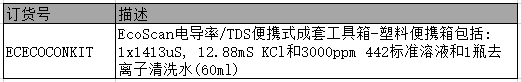 适用Eutech Cond 6+和TDS 6+测量计的便携包