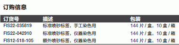 Fisherbrand 标准喷砂标签 载玻片22-042910 实验室耗材