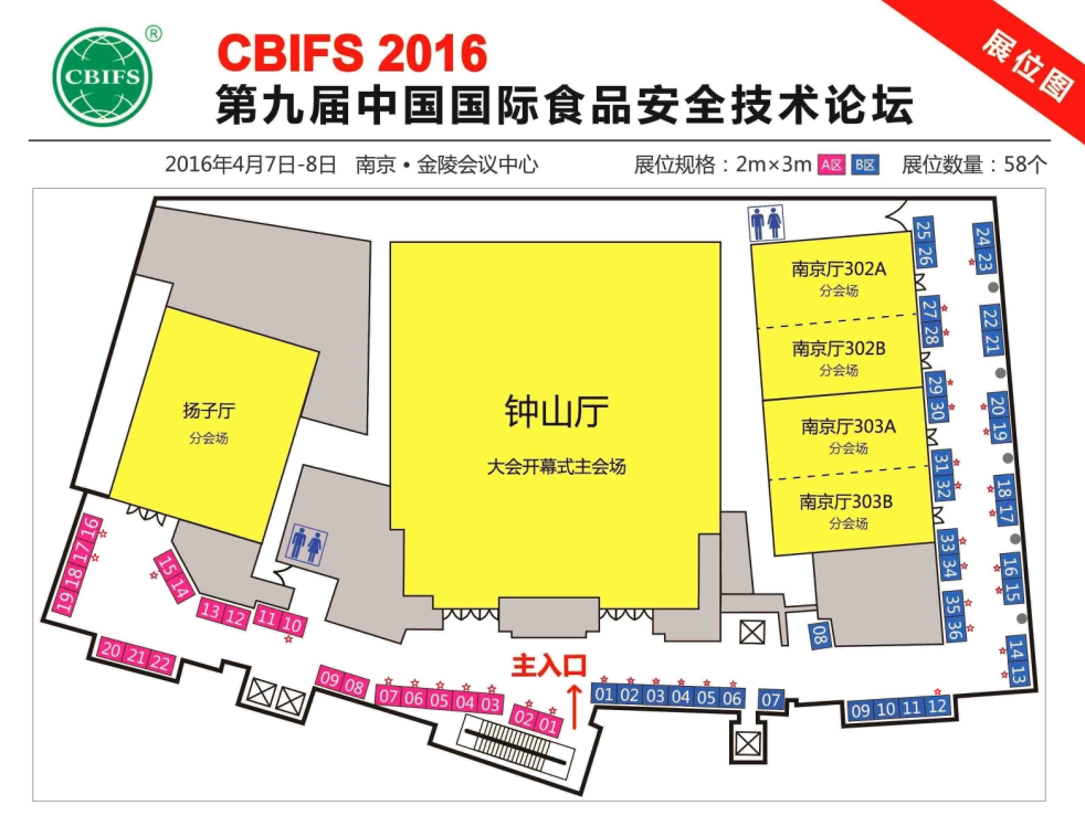 参加CBIFS2016 (第九届中国国际食品安全技术论坛）