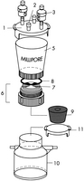 Meck Millipore250ml Sterifil卫生过滤系统 XX1104700